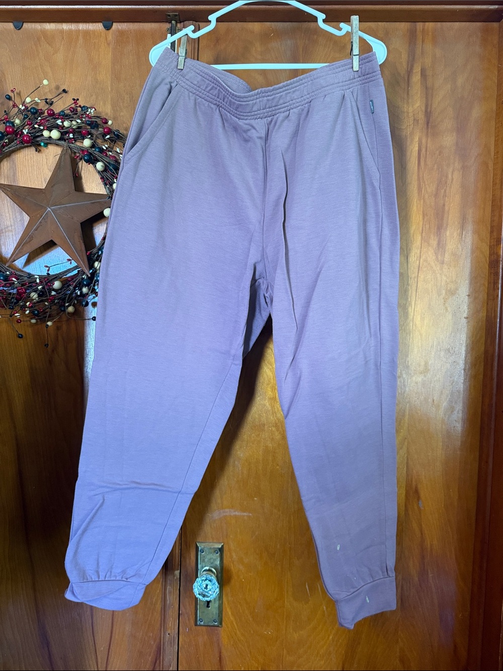 Eddie Bauer Mauve/Lilac Track Joggers